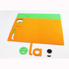 Mıknatıslı Dik Temel Harf Seti-Kelime (2mm)