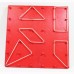 GEOMETRİ TAHTASI PLASTİK - 20 x20 cm