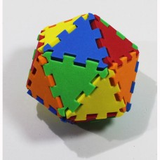 DÜZGÜN YİRMİ YÜZLÜ - EVA - 10  x 10 cm