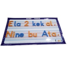 Mıknatıslı Dik Temel Harf Seti-Kelime (Kalınlık: 6mm)-284 Karakter