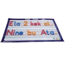 Mıknatıslı Dik Temel Harf Seti-Cümle (Kalınlık: 6mm) - 426 Karakter